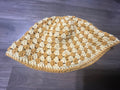 Yellow stripped bucket hat