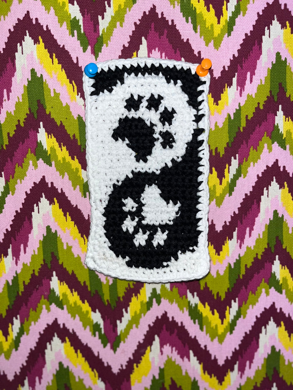 Paw ying yang tapestry