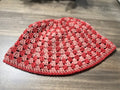 Red Velvet Stripped Bucket Hat